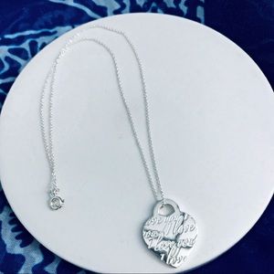 Tiffany & Co. “I Love You” Tag Necklace